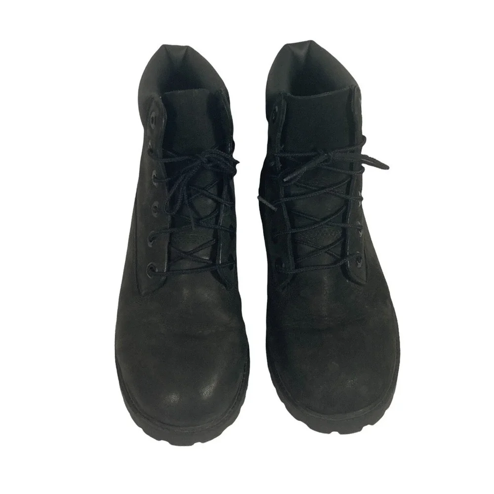 Timberland Hiking Boots Waterproof Black Lace Up 12907 Junior Big Kid Sz 7 Youth